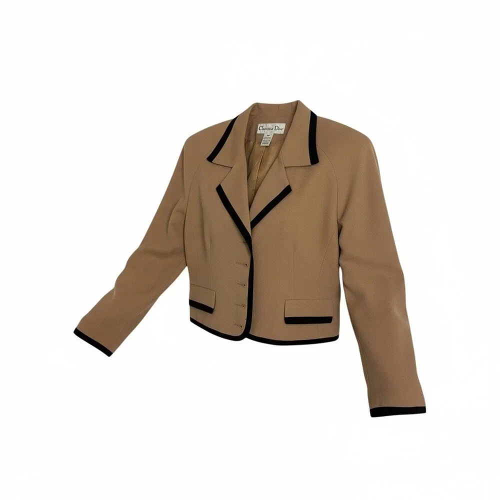 Christian Dior Khaki & Black Blazer